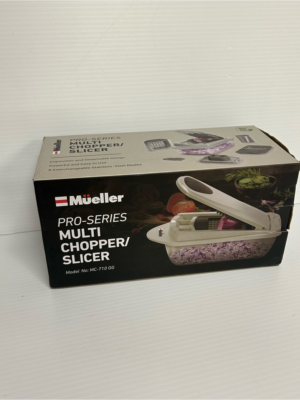 Chopper/ Slicer Mueller Pro Series New Dices Slicerjuliene Grater 8 Blades